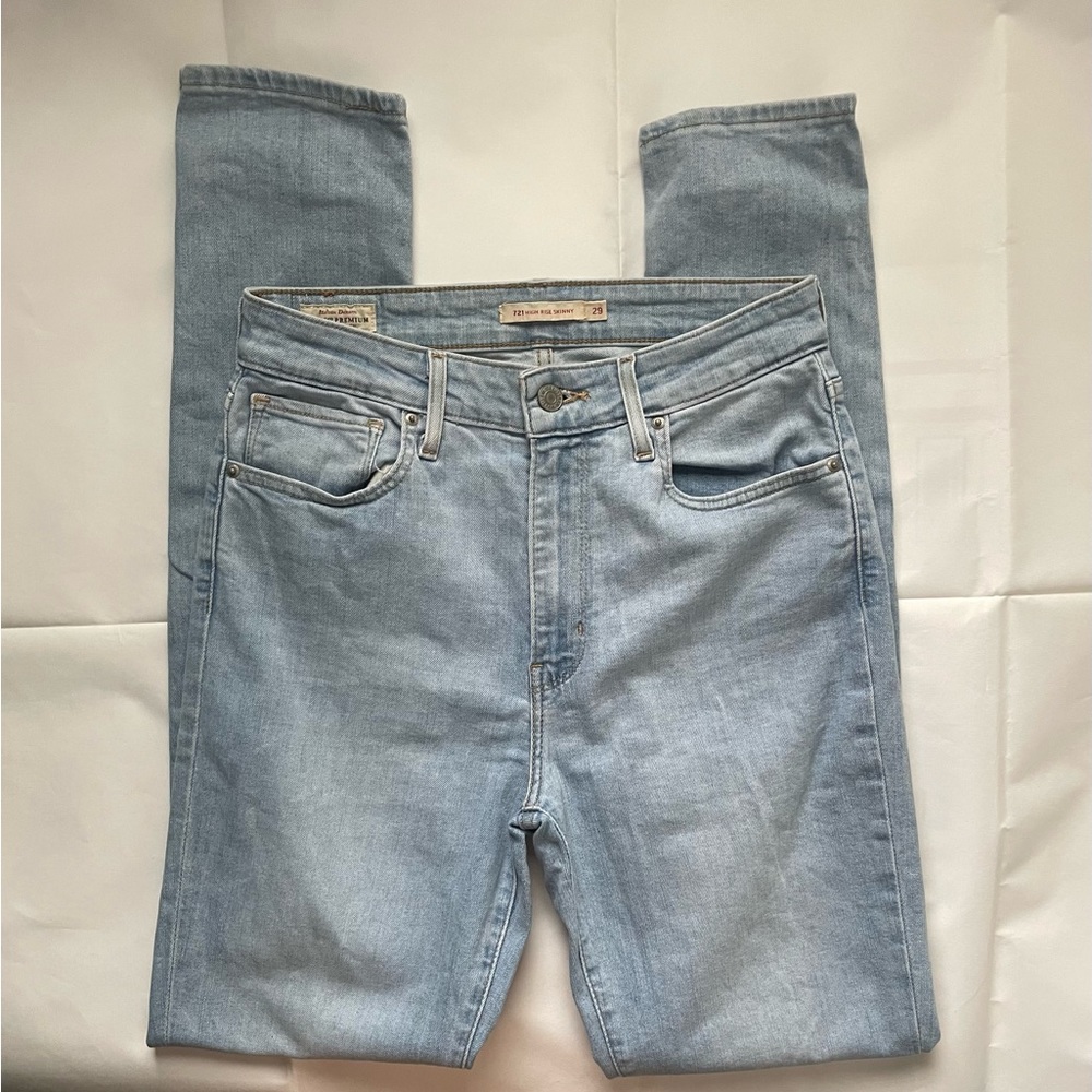 Levi's Sky Blue High Rise Women's Jeans